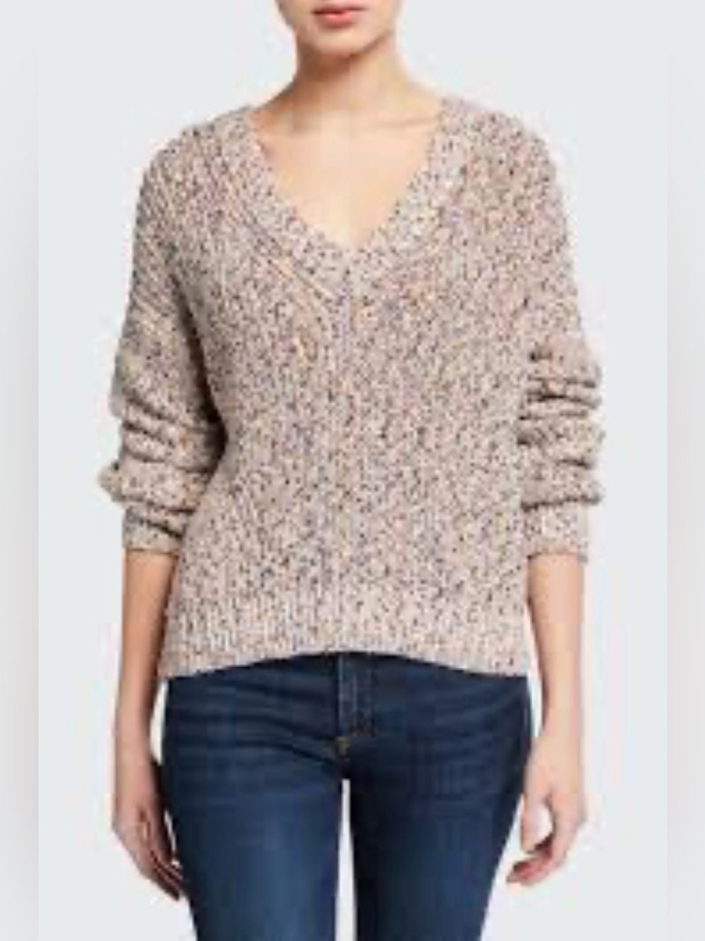 VERONICA BEARD Crosby Speckled Sweater